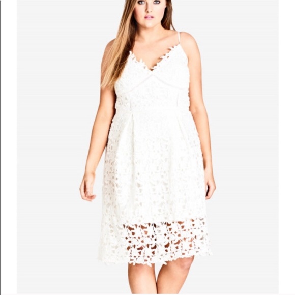 white dress city chic